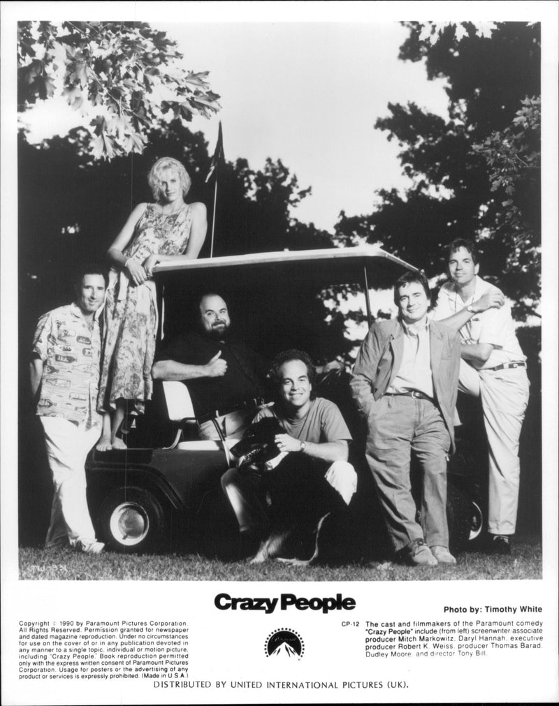 A scene from the film Crazy People. - Vintage Photograph