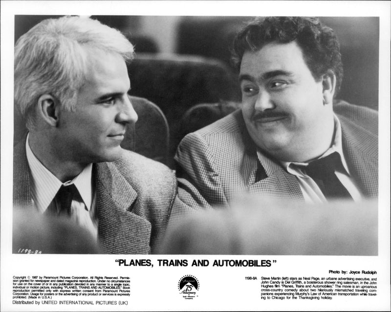 A scene from the film Planes, Trains and Automobiles. - Vintage Photograph