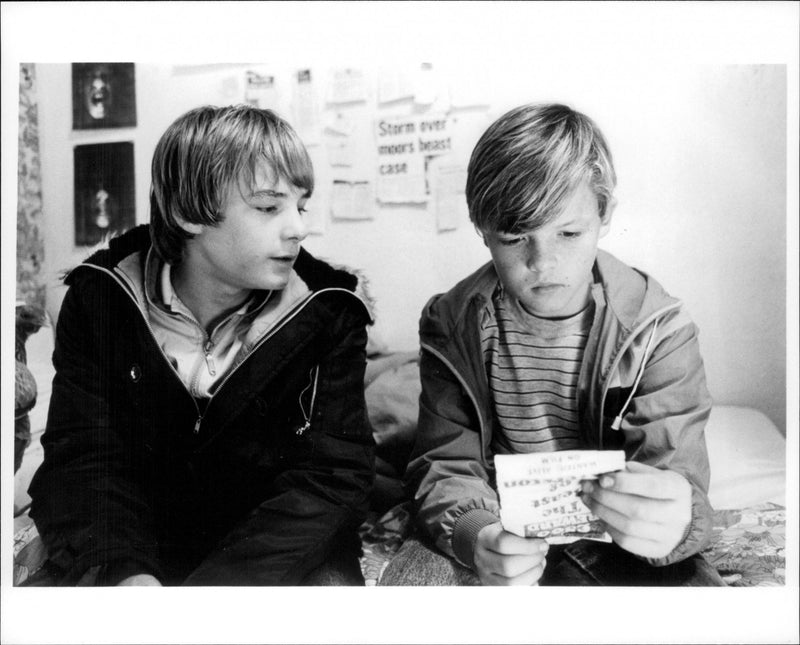 A scene from the film The Nature of the Beast. - Vintage Photograph