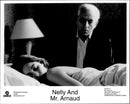 Michel Serrault and Emmanuelle BÃ©art stars in Nelly and Mr. Arnaud. 1995. - Vintage Photograph