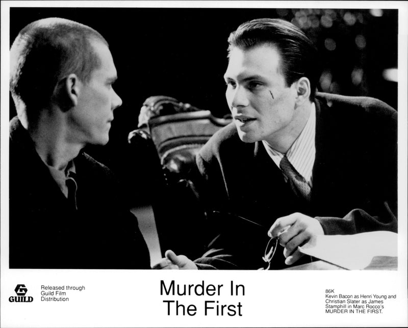 A scene from the film Murder in the First. - Vintage Photograph