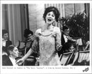 Anne Roussel is singing during the film of The Music Teacher. - Vintage Photograph