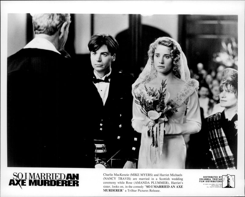 A scene from the film So I Married an Axe Murderer. - Vintage Photograph