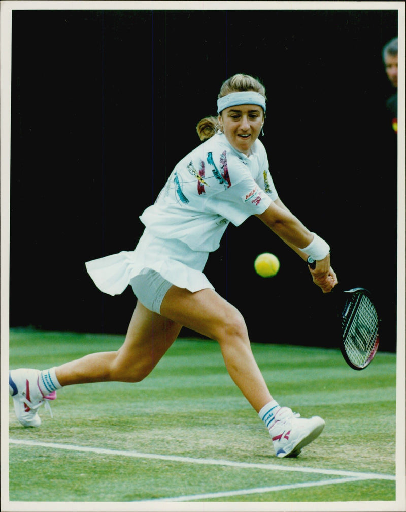 Tennis player Manuela Maleeva - Vintage Photograph