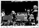 U2 on stage - Vintage Photograph