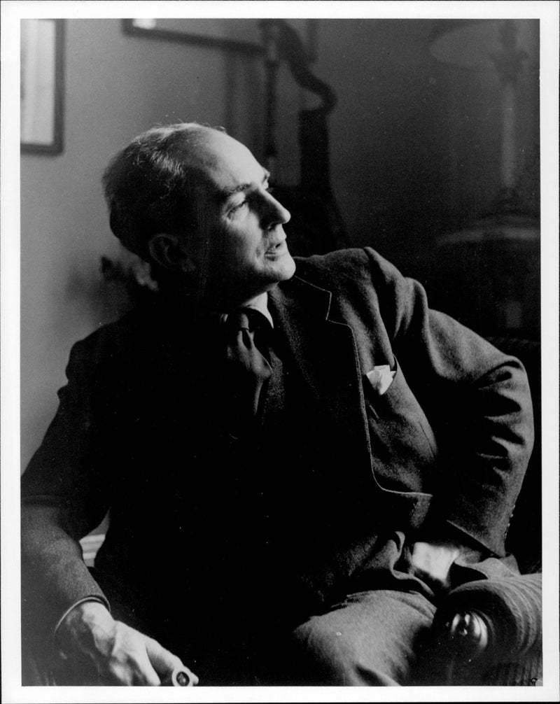 Christopher Fry, English poet and playwright - Vintage Photograph