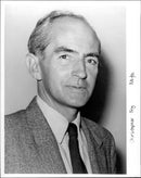 English poet and playwright, Christopher Fry. - Vintage Photograph