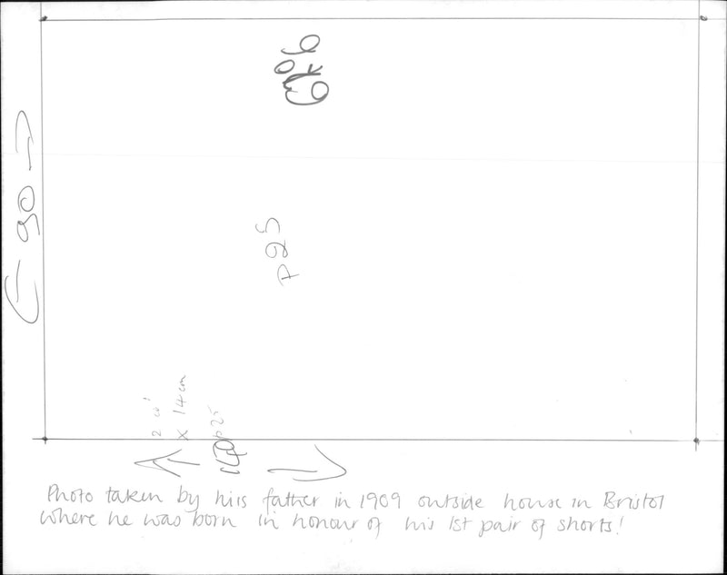 English poet and playwright, Christopher Fry. - Vintage Photograph