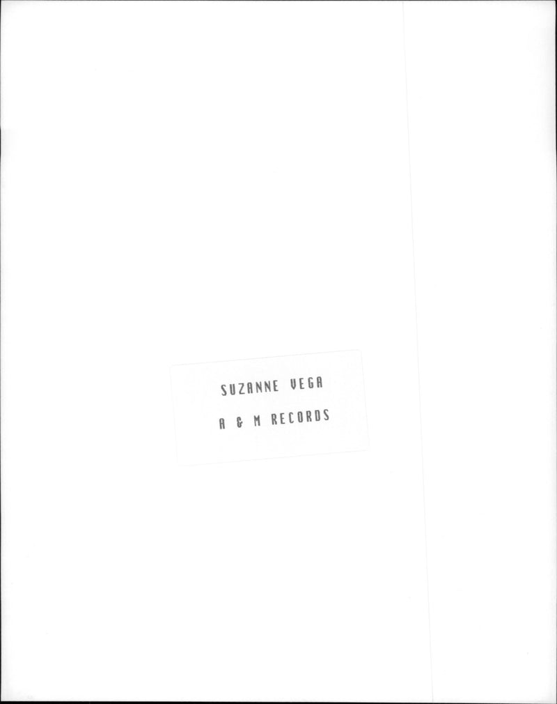 Suzanne Nadine Vega an American singer-songwriter - Vintage Photograph