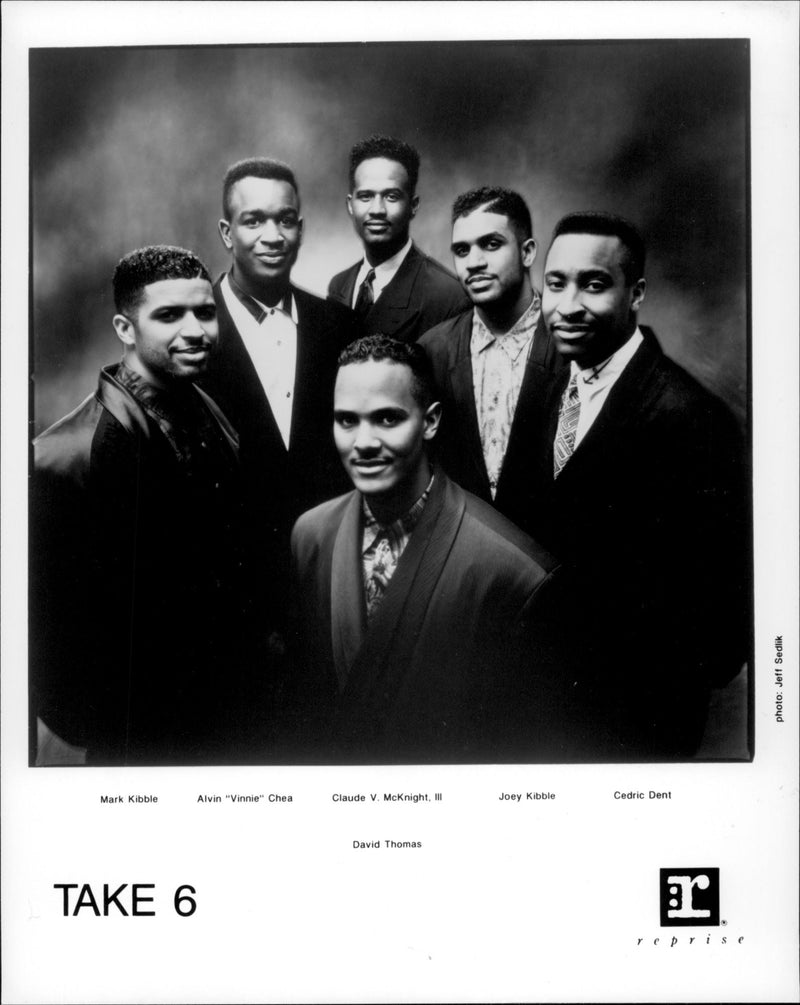 Take 6 is an American a cappella gospel music - Vintage Photograph