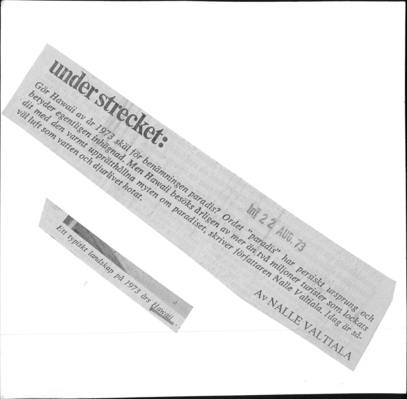 1973 HDOZ BAKEERS ELLIS BAKI TINI TOURISTS BUT HAS HOTLY LANDSCAPE PERSIAN HAWAI - Vintage Photograph