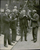 Delegates in concert during the City Council meeting. - 3 September 1931 - Vintage Photograph
