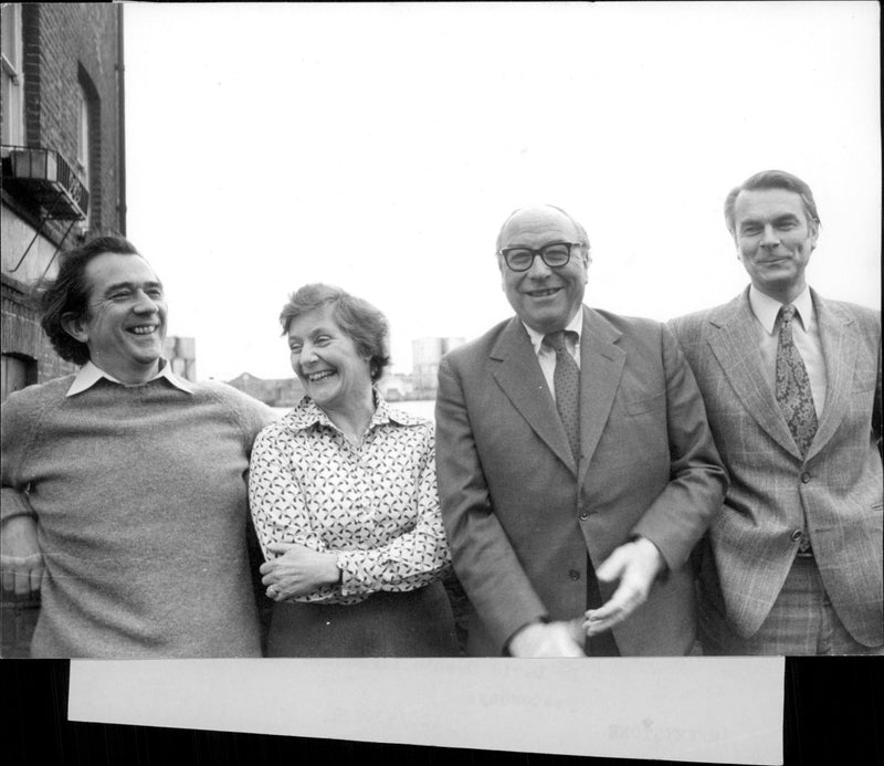The English politicians Roy Jenkins, Shirley Williams, Dr. David Owen and William Rodgers. - Vintage Photograph