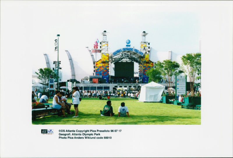 OMNI CHAMPIONSHIP ATLANTA OLYMPIC GAMES STADIUM VENUE ROTH - Vintage Photograph