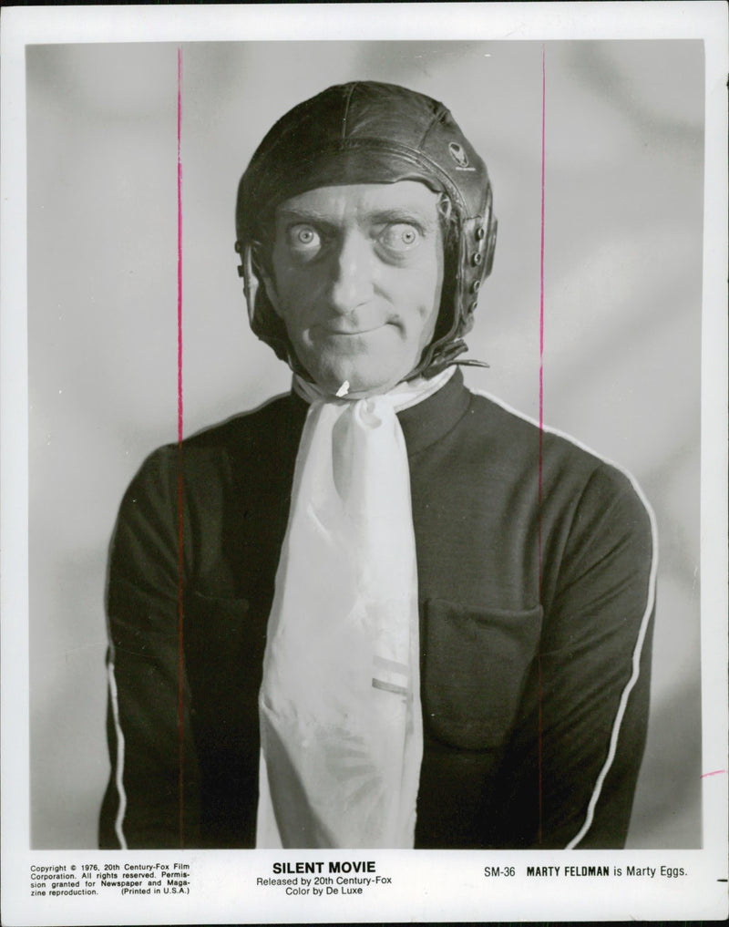 Marty Feldman plays Marty Eggs in &quot;The War of the Silent Movie&quot; - Vintage Photograph
