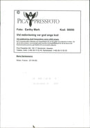 1997 TELEPHONE SWEDEN PICA RESPONSIBLE IMAGE FRANCE MARIE WRITER - Vintage Photograph