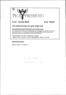 1997 TELEPHONE SWEDEN PICA RESPONSIBLE IMAGE DELIVER FRANCE WRITER - Vintage Photograph