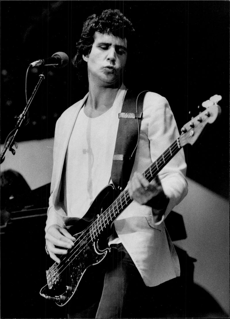 1981 GRON JOHN STATIC DAIBLAD CONCERT ENGLISH STRAI - Vintage Photograph