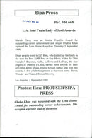 1998 OTHER PICA HEALS HER KICKED CAREER ARTIST MUSIC PRESS SINGER - Vintage Photograph