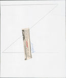 Lars-Ãke Franke-Blom sits and writes music to an opera about 20th century boxer star Harry Persson - Vintage Photograph