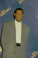 The presenter of the 1994 Billboard Music Awards, Laurence Fishburne. - Vintage Photograph