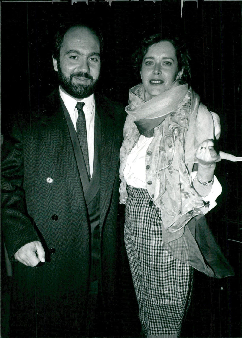 Sylvia Kristel together with her husband Philip Blot - Vintage Photograph