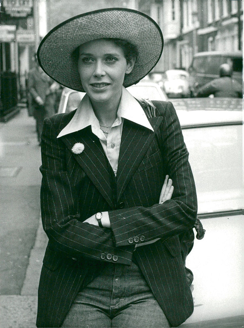 Sylvia Kristel in London - Vintage Photograph