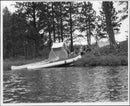 Nature camping at Stockade Lake in Custer State Park - Vintage Photograph