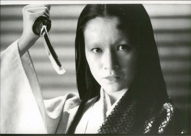 Mieko Harada as Kaede in the movie &quot;Ran&quot; - Vintage Photograph