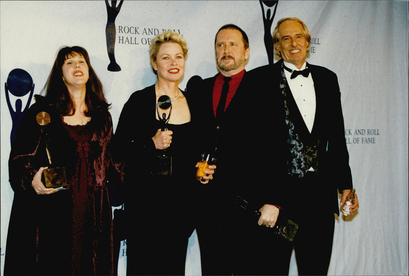 The musical group The Mamas and the Papas is written into the Rock and Roll Hall of Fame - Vintage Photograph
