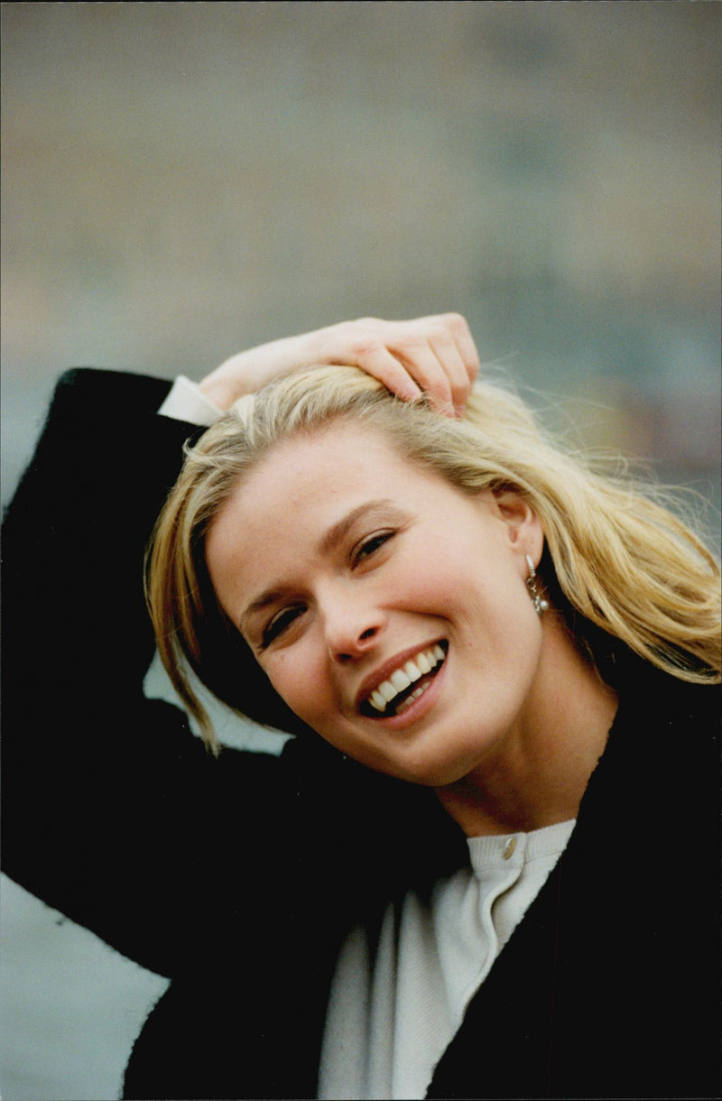 Portrait on the model Vendela Kirsebom. - Vintage Photograph