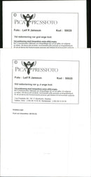 ESPONSIBLE WHEE IMAGE DELIVEY BLFS CODE LEIF JANSSON POET SWEDEN - Vintage Photograph