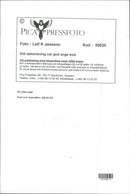 1996 TELEPHONE SWEDEN ESPONSIBLE IMAGE DELIVEY BLFS LEIF JANSSON POET - Vintage Photograph