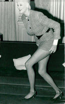 Den danska modellen och skådespelerskan Brigitte Nielsen. - Vintage Photograph