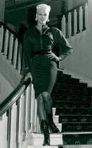 Den danska modellen och skådespelerskan Brigitte Nielsen. - Vintage Photograph