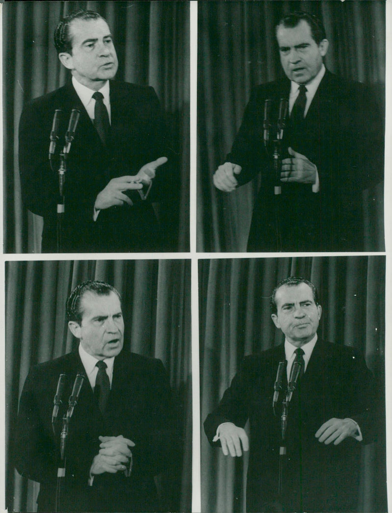 US President Richard Nixon&