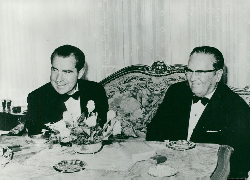 US President Richard Nixon - Vintage Photograph