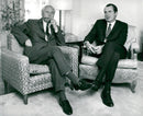 US President Richard Nixon in a meeting with Britain&