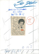 Opera singer Birgit Nilsson introduced a Wagnerafton in the Concert Hall in connection with the 150th anniversary of Richard Wagners birth - Vintage Photograph