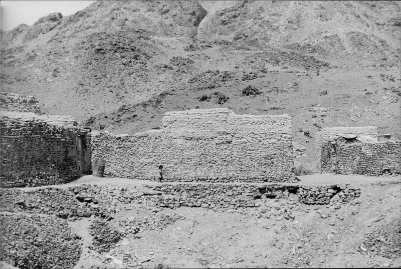 Ruins in Saudi Arabia. - Vintage Photograph