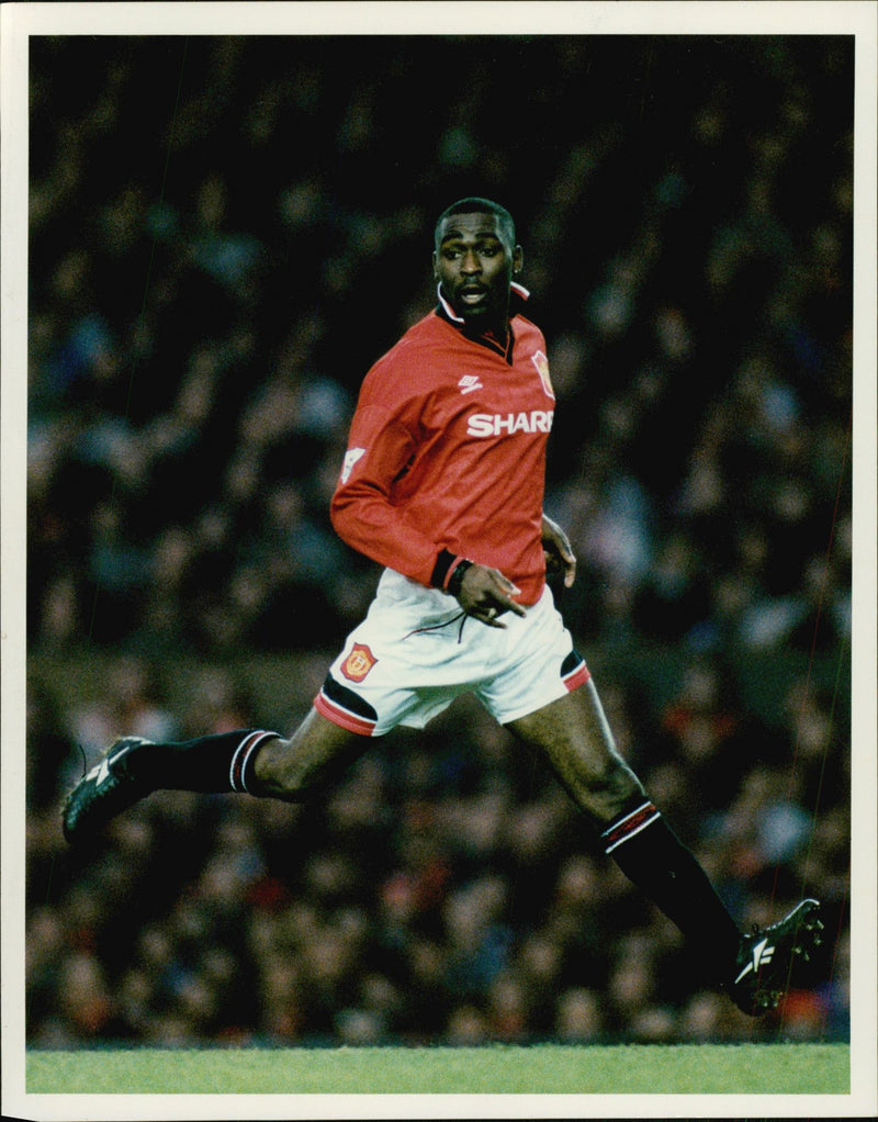 Andrew Cole, Manchester United FC - Vintage Photograph