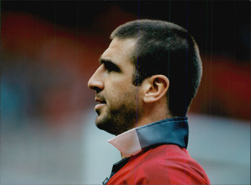 Eric Cantona, Manchester United - Vintage Photograph