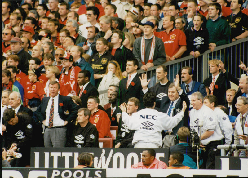 Eric Cantona - Vintage Photograph