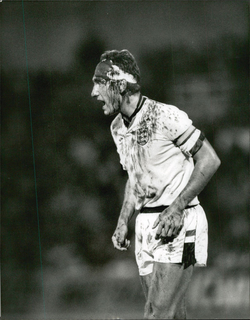 Football player Terry Butcher - Vintage Photograph