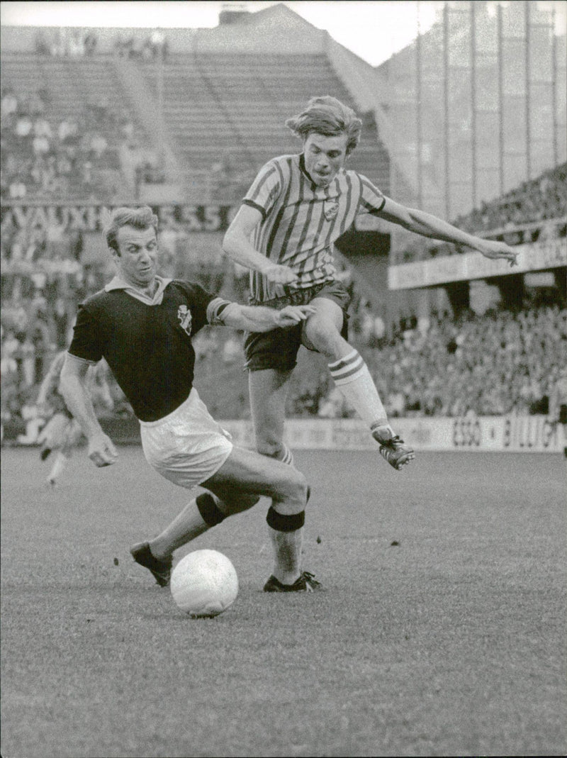 Football player Dan Brzokoupil - Vintage Photograph