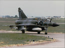 French hunting plane Dassault Mirage 2000 S. - Vintage Photograph