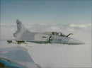 French hunting plane Dassault Mirage 2000. - Vintage Photograph