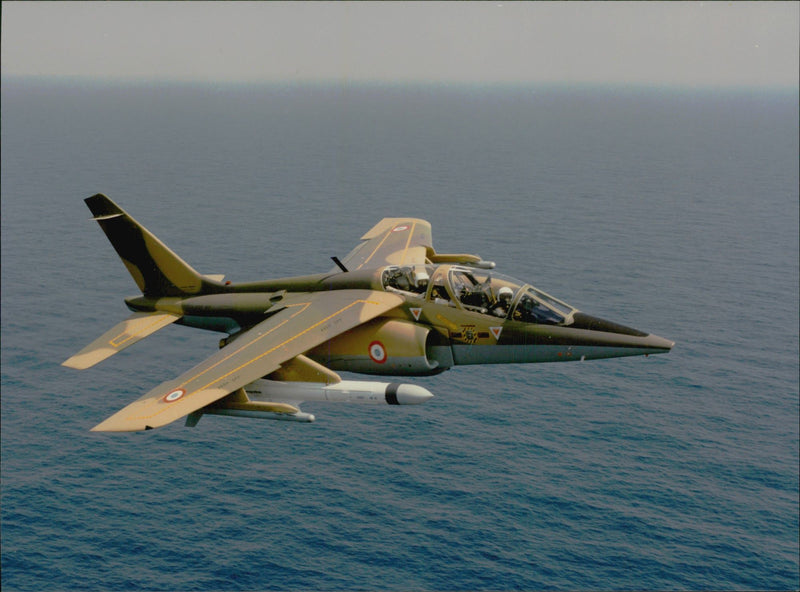 French Defense Plan Dassault Alpha Jet 2. - Vintage Photograph