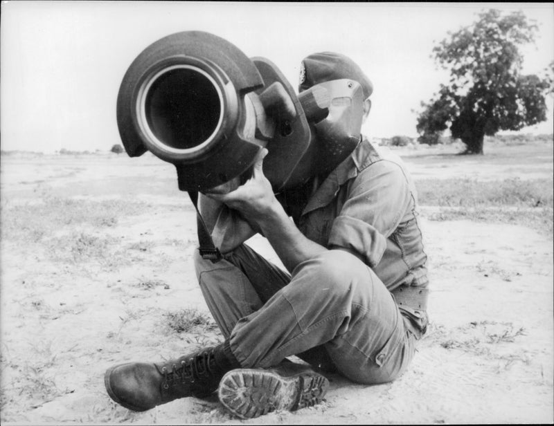 Rocket rifle 112 m / m - Vintage Photograph