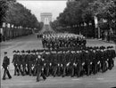 Military parade on the Champs ElysÃ©es on France&